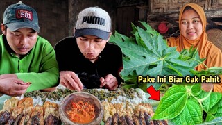 Bikin Gak Bisa Berhenti Makan, Tumis Daun Pepaya, Sambel Cikur, Asin Deeng, Tempe Goreng Tepung