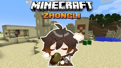 Zhongli but it's Minecraft
