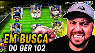 EM busca do GER 102!! PACK OPEN + TROCAS na sua TELA!! fc 24 mobile