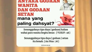 Antara Godaan Wanita Dan Godaan Setan 🧕 😈