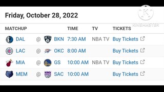 NBA Picks For October 28, 2022 | Philippine Time | Pinoy Sports Picks