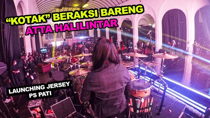 "KOTAK" & "ATTA HALILINTAR" GRAND LAUNCHING PS PATI - BERAKSI & TENDANGAN DARI LANGIT !!