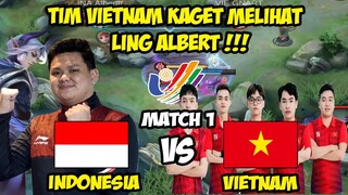 TIMNAS INDONESIA VS VIETNAM! ALBERT DIKASIH LING GRATIS, MEREKA GA PERNAH LIAT LING ALBERT? -Match 1