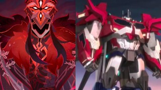 [Genshin Impact xTFP] Adegan pengorbanan Kapten dan Optimus Prime (Pengisi suara Tiongkok: Wang Wei)
