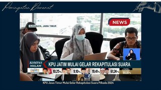 KPU mulai Rekap Hasil Pemilihan Jawa Timur