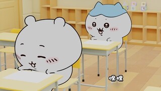 The poor student checked the answers, and the top student laughed