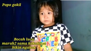 Bocah lucu marah marah gemesin banget popo gokil