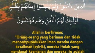 tauhidkan Allah anda akan tenang