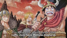 MAKIN NGERI! TRIO MONSTER MENGGILA DI ELBAF - LUFFY, ZORO SANJI JADI RAKSASA KHAS VIKING DI E