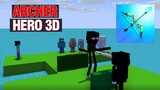 Monster School : ARCHER HERO 3D CHALLENGE - Minecraft Animation