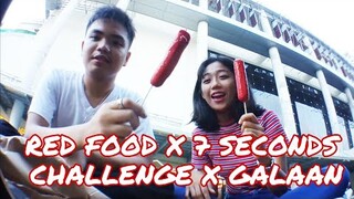 WE ONLY ATE RED FOOD CHALLENGE + 7 SECONDS CHALLENGE | ARKEYEL CHANNEL