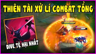 Cách mà thiên tài xử lí Combat quyết định, Dive tệ hại nhất giải - LMHT - LOL - Skin - Montage