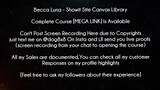 Becca Luna Course Showit Site Canvas Library download