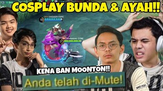 Di BAN MOONTON Karena COSPLAY Jadi BUNDA VENUS & AYAH WISE!! - Mobile Legends