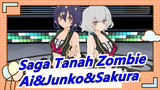 [Saga Tanah Zombie/MMD] Ai&Junko&Sakura, Adegan Iron Frill, COM3D2