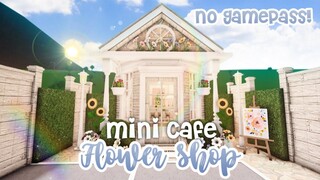 No Gamepass Mini Flower Shop & Cafe  Speedbuild and Tour - iTapixca Builds