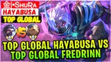 Top Global Hayabusa VS Top Global Fredrinn [ Top Global Hayabusa ] 金|•Sʜᴜʀᴀ - Mobile Legends Build