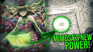 Mimosa NEW POWERS 4 leaf Clover Grimoire REVEALED Black Clover Theory