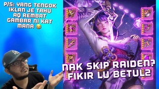 Nak Skip Raiden Ke Tu? Fikir Lu Betul2 | Raiden Shogun Review | Genshin Impact Malaysia