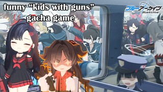 the funny school gacha game | blue archive