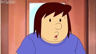 Nobita menggunakan balok bangunan empat dimensi untuk membuat lantai rumahnya semakin tinggi dan tin