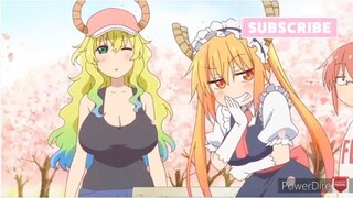 Tohru vs. Quetzalcoatl "Arm Wrestling" | Miss Kobayashi's Dragon Maid | English Dub