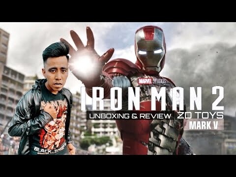 ZD Toys Iron Man Mark V [UnBoxing] 🇲🇾 #marvel #ironman #actionfigures #figure #review #trending