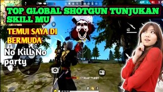 KILLING MONTAGE !! SQUAD FREE FIRE TOP GLOBAL SHOTGUN RATAIN DI BERMUDA DIEARLY GAME GAGAL BOYAHH!!!