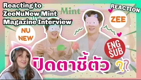 Reacting to ZeeNuNew Mint Magazine Thailand Interview - REACTION 🍑🍏