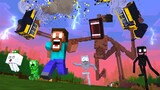 Monster School : SIREN HEAD RIP WITHER PART 2 GIANT APOCALYPSE HORROR ESCAPE - Minecraft Animation