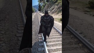 GTA V: BATMAN SAVING SPIDER-MAN #shorts