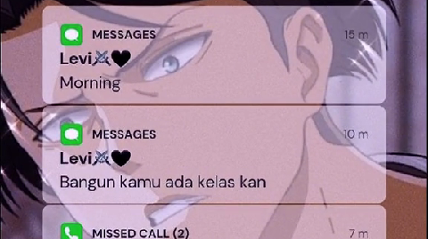 POV: KAMU DITELFON LEVI SAAT JALAN BARENG COWO LAIN