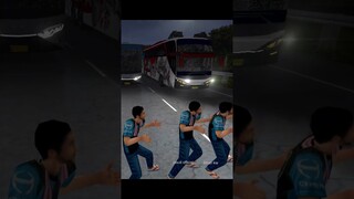 DI ASYIKIN AJA YA GAK SEHH 🤣🤣🤣 - BUS SIMULATOR INDONESIA #video #shorts #bussimulatorindonesia