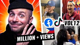 Vol.12 - It feels a lot like CHRISTMAS! Viral FILIPINO singers on Tiktok | HONEST REACTION