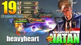 Natan SAVAGE & MANIAC! Still OverPowered?! | Top Global Natan Gameplay By heavyheart ~ MLBB