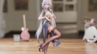 【Luo Tianyi|MMD】_Drunken Flower Shade_การคำนวณผ้า_2K