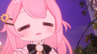 Mother Taffy uses her lap pillow to coax baby Hinamikaze to sleep!