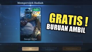 BURUAN AMBIL !! DI KASIH SKIN ELITE GRATIS SAMA MOONTON ! CUMA LOGIN