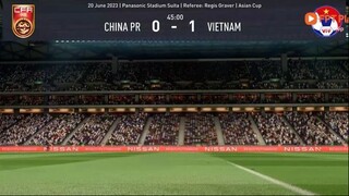 FIFA VIỆT NAM ASIAN CUP #3- VIỆT NAM VS TRUNG QUỐC - QUANG HẢI NỔ SÚNG, ĐIỂM SỐ