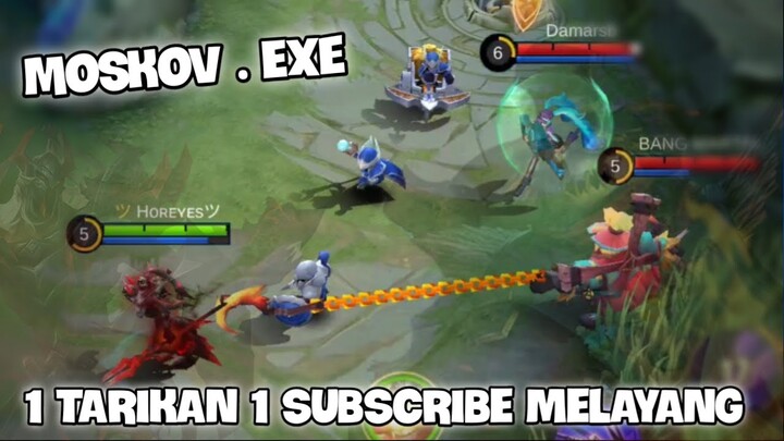 KETIKA PLAYER FF MAIN GAME MOBILE LEGENDS - MOSKOV EXE