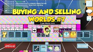 BUYING AND SELLING WORLDS #7 |  DOUBLE PROFIT 🤑 | GROWTOPIA