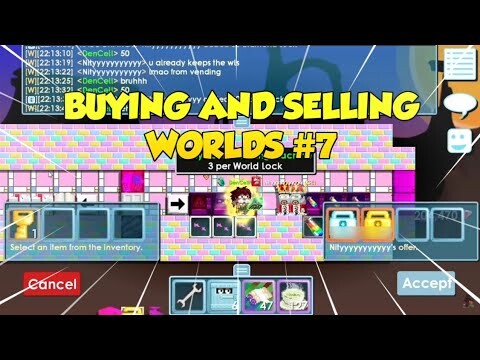 BUYING AND SELLING WORLDS #7 |  DOUBLE PROFIT 🤑 | GROWTOPIA