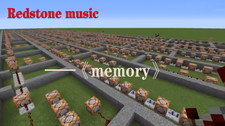 [Musik] [Play] MC Musik - Memory (Redstone Minecraft) Piano