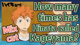[Haikyuu!!]  Mix cut | How many times has Hinata called Kageyama?