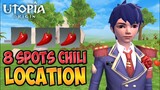 All 8 Spots of Chili and Location | Utopia Origin