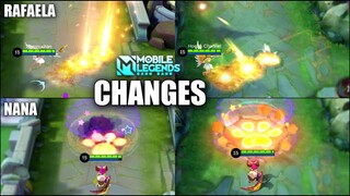 NEW NANA AND RAFAELA OPTIMIZATION | NEW VS OLD SIDE BY SIDE