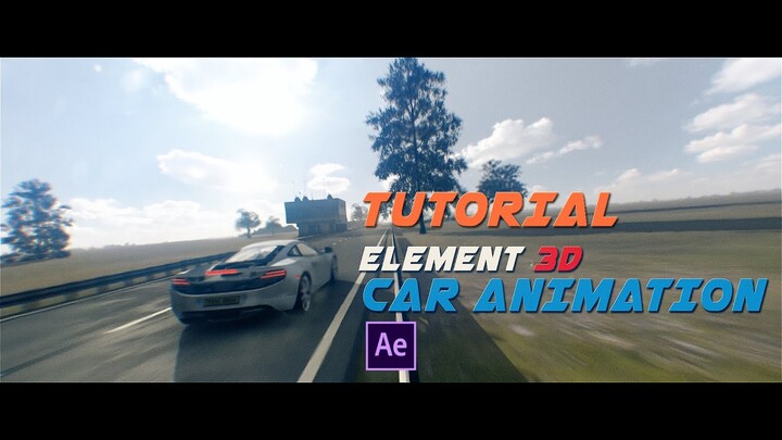 How to animate Car inside After Effect using Element 3D II After Effect tutorial