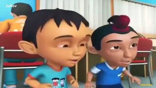 Upin&Ipin Nyanyi Sarjan Husin Tapi pake lagu Erika .Om Om berkumis