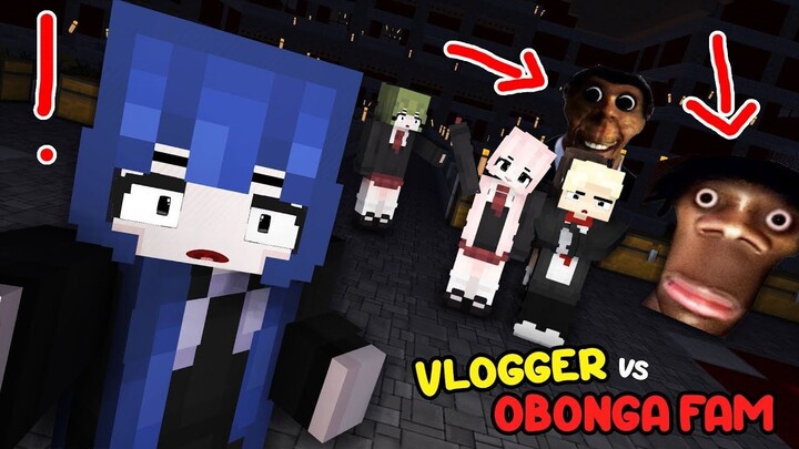 VLOGGERS VS OBONGA FAMILY - MINECRAFT ANIMATION