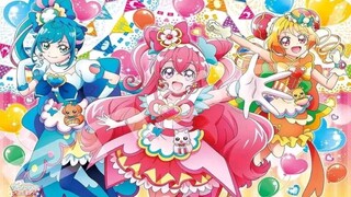 Perbandingan layar OP PartyPreCure yang lezat